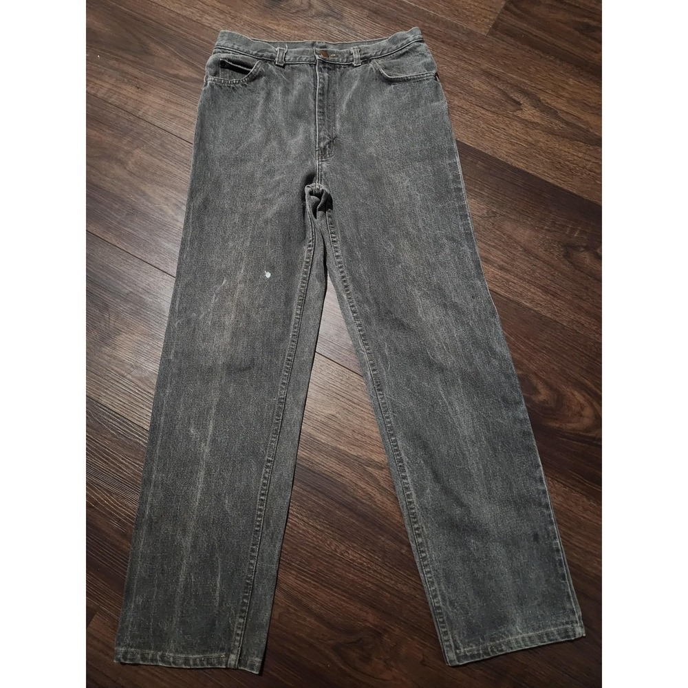 Kerosene Jeans Mens 31x29 Gray Charcoal Wash Regular Straight Denim‎ Pants